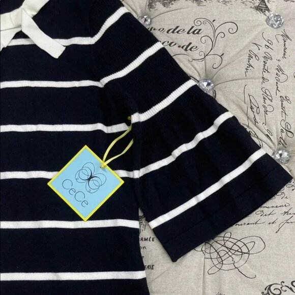 CeCe Women's 3/4 BELL Sleeves Sweater Top - Picture 4 of 10